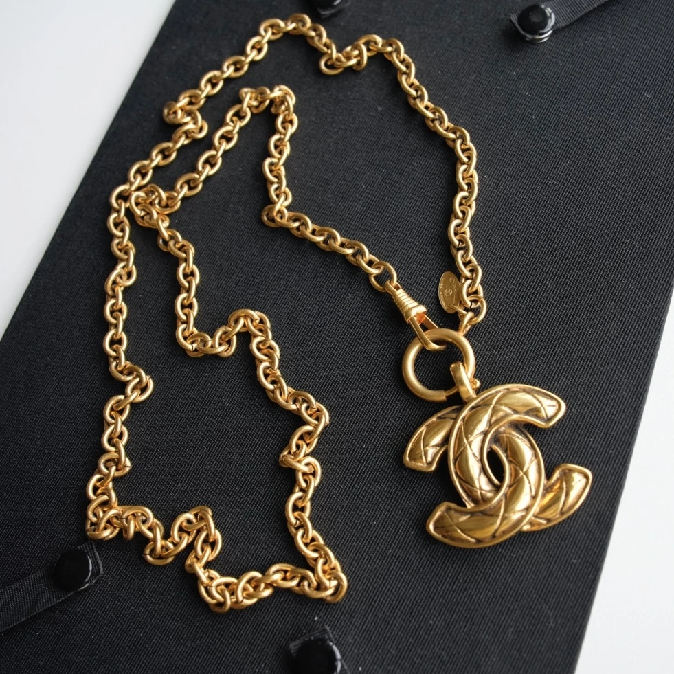 95新 Chanel/香奈儿 Chanel 中古小鸟吊坠项链