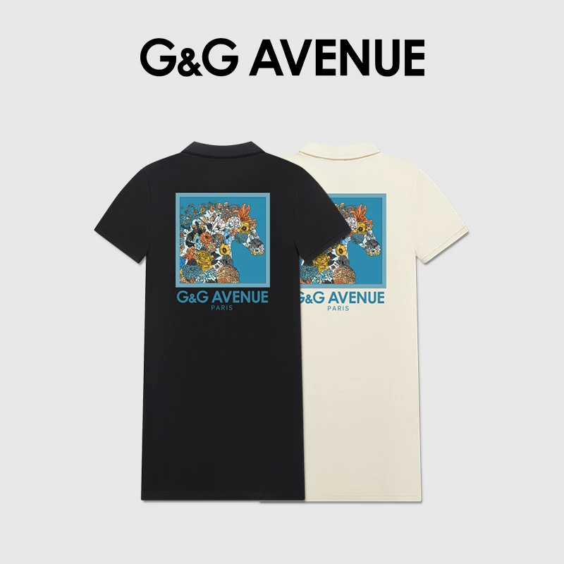 法国G&G AVENUE轻奢潮牌夏季女款POLO连衣裙-GLQ2403167