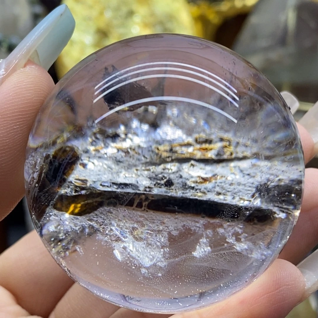 水晶未镶嵌珠宝半成品球