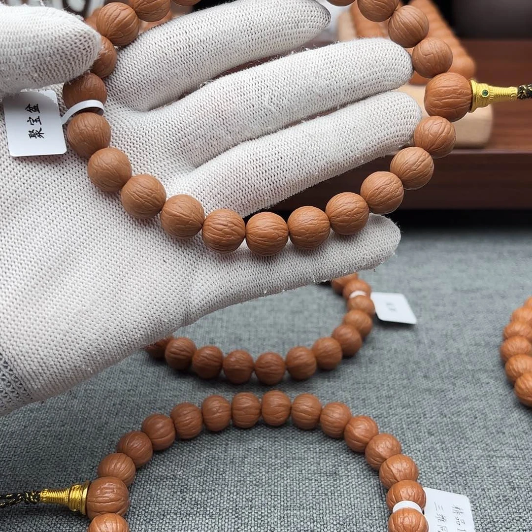 故***里文玩核桃吊坠三维同尺盆