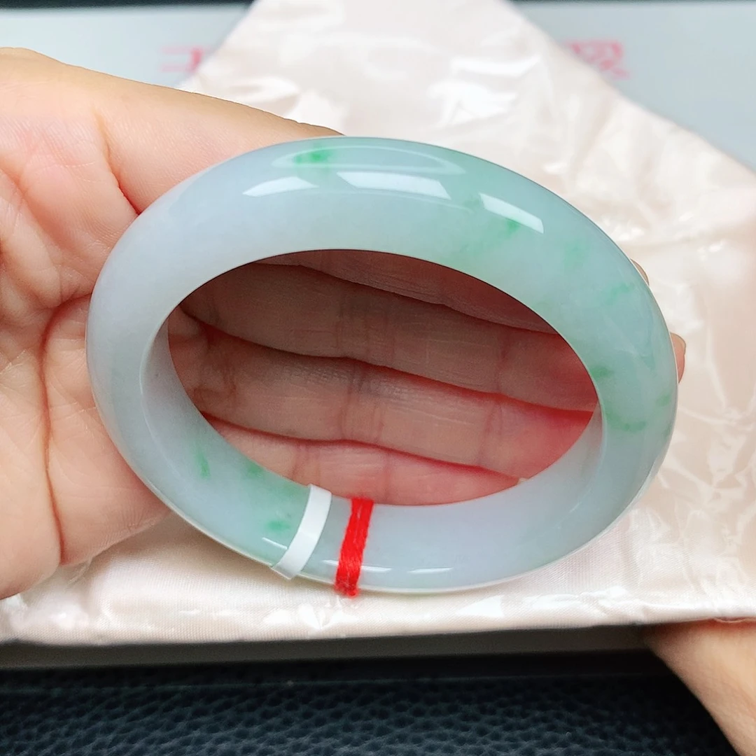 未镶嵌手镯翡翠河****架53圈