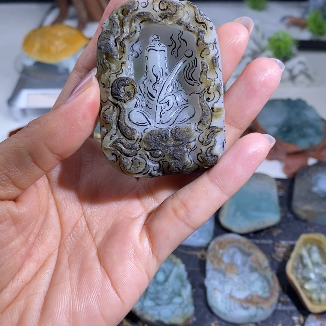独***。定制翡翠未镶嵌缅甸天然A货翡翠