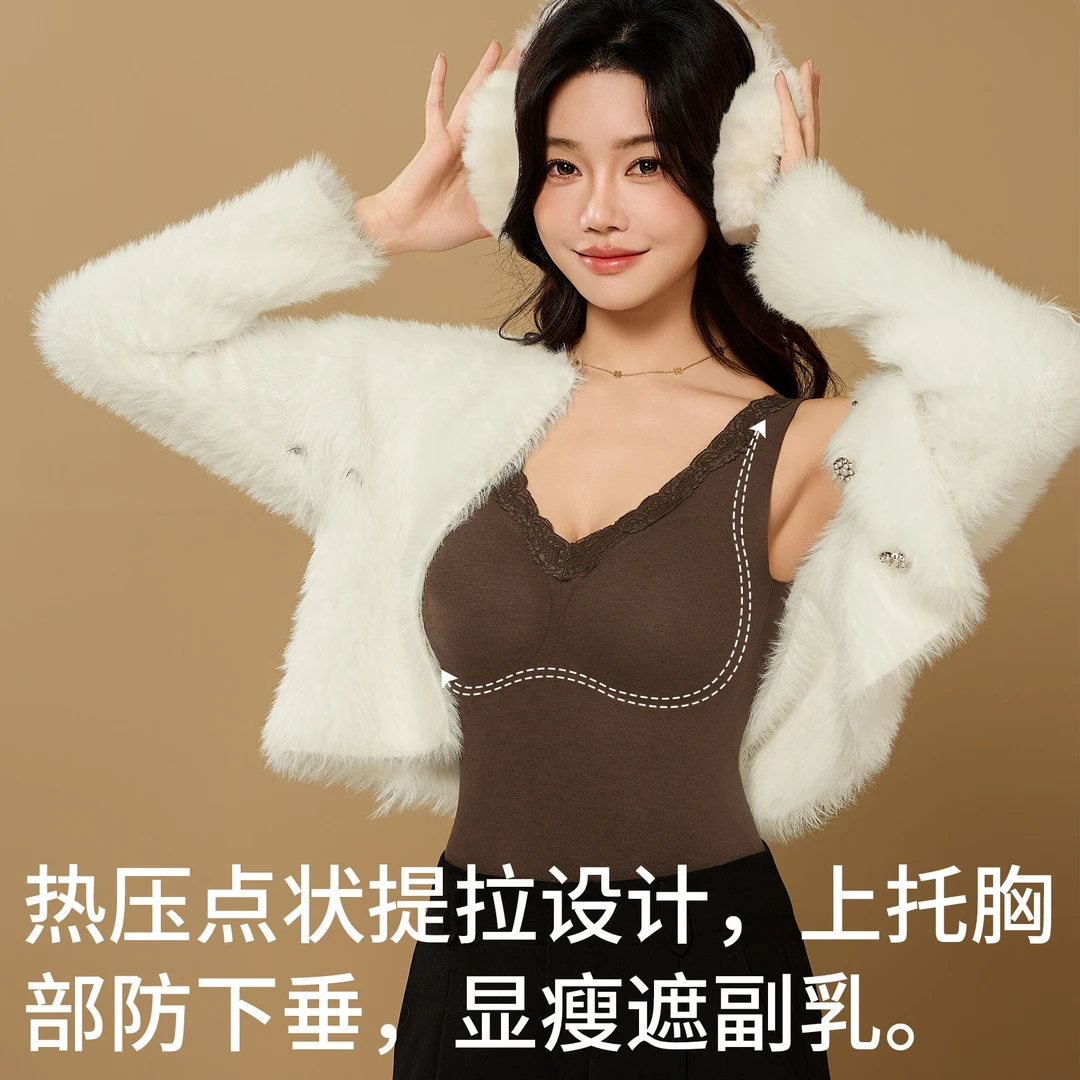 藏里羊【心之归属】养肤显瘦不紧勒小山羊绒美背M1900