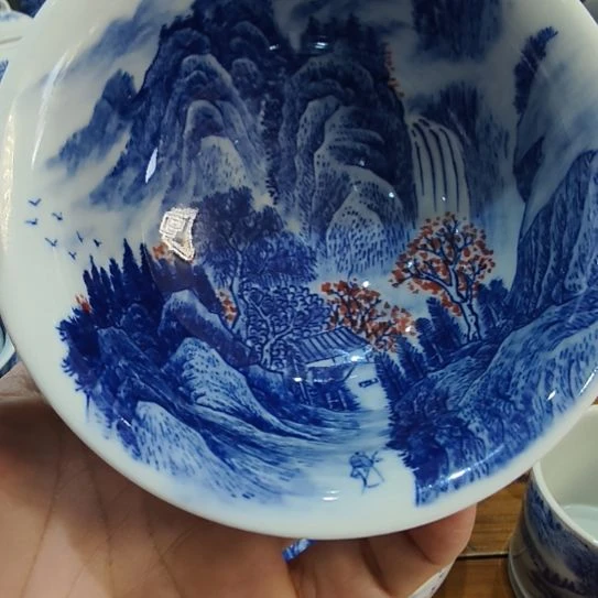 不***旅全手工山水压手杯（福利品）