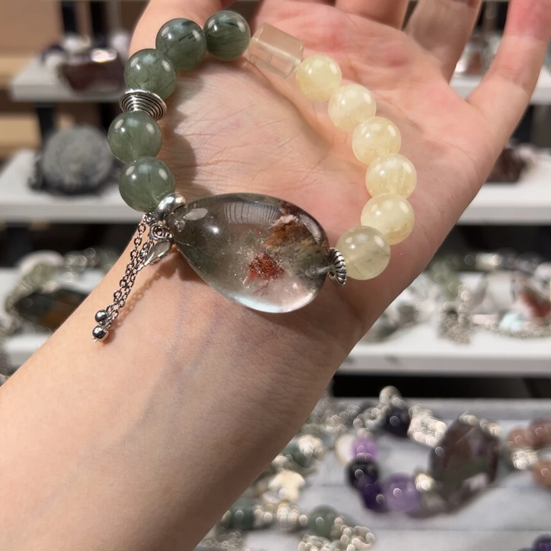 水晶手链合金快**行手串