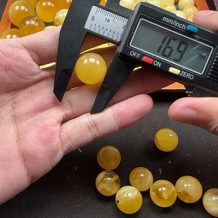 蜜蜡未镶嵌珠宝奇石天然52