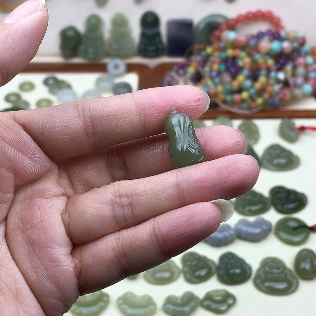 和田玉吊坠(不含链)未镶嵌