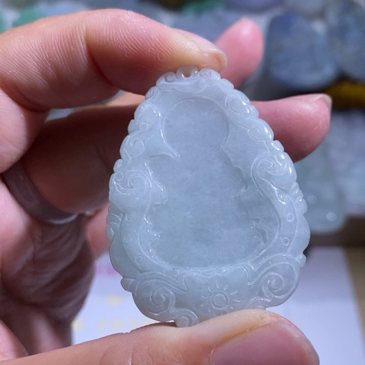 【闪购商品】颈饰未镶嵌翡翠随*，如意