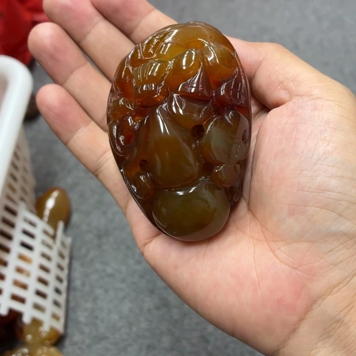 玛瑙/玉髓未镶嵌吊坠(不含链)