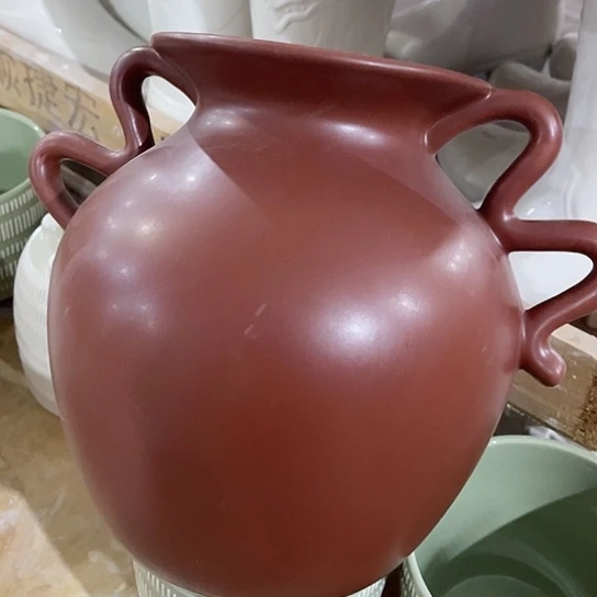 多肉绿植陶瓷花盆9.9包邮，有孔