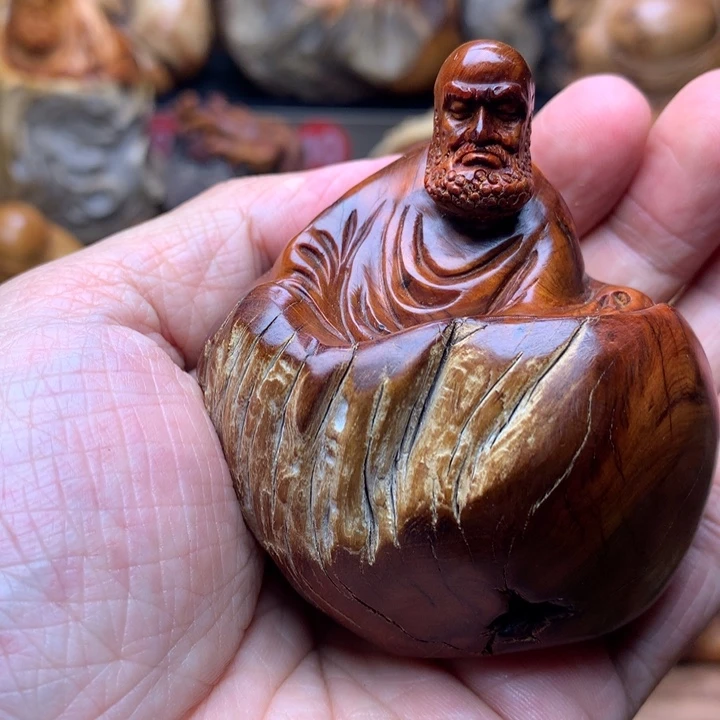 柏木（崖柏）崖柏陈化料手把件