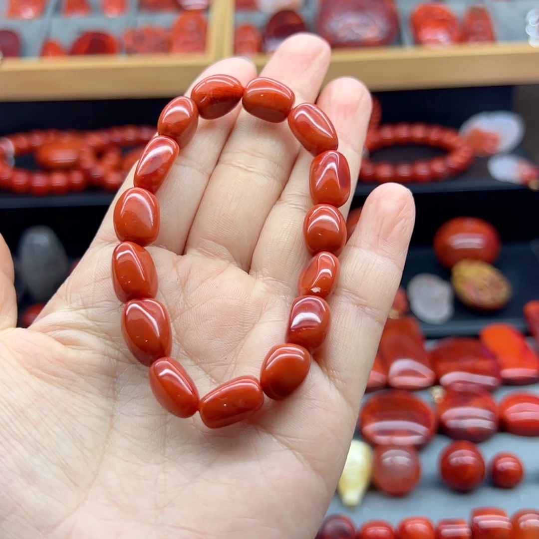 南红玛瑙配饰未镶嵌奔****子