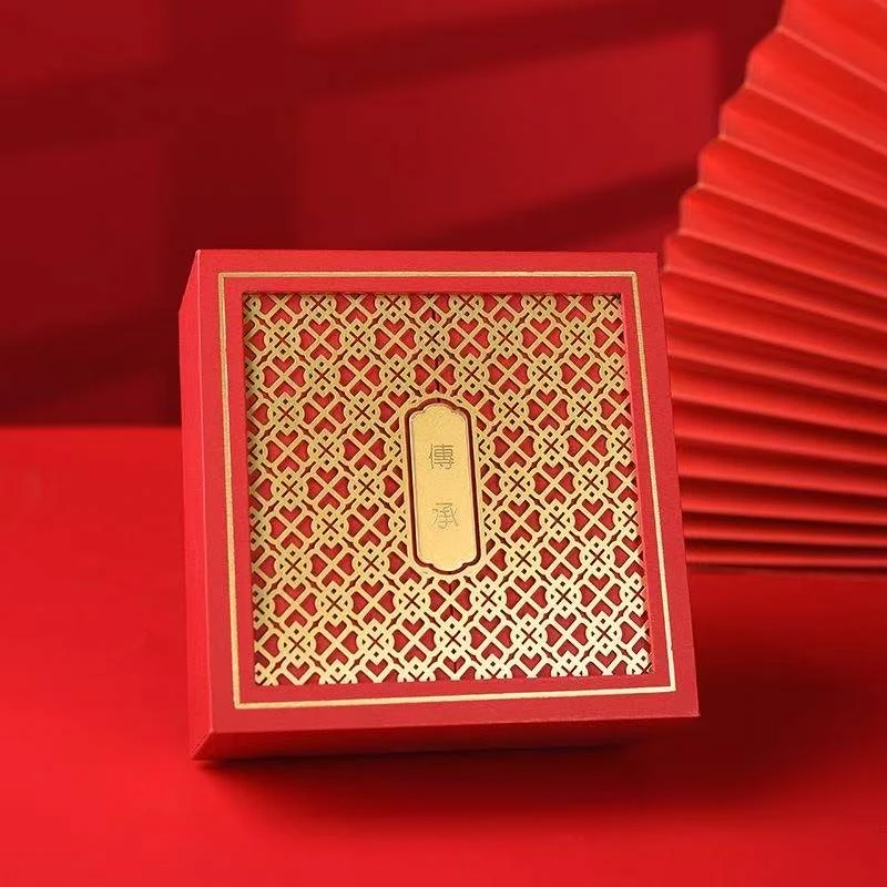 首饰盒/箱 首饰盒/箱 高档古法金珠宝首饰手镯包装盒