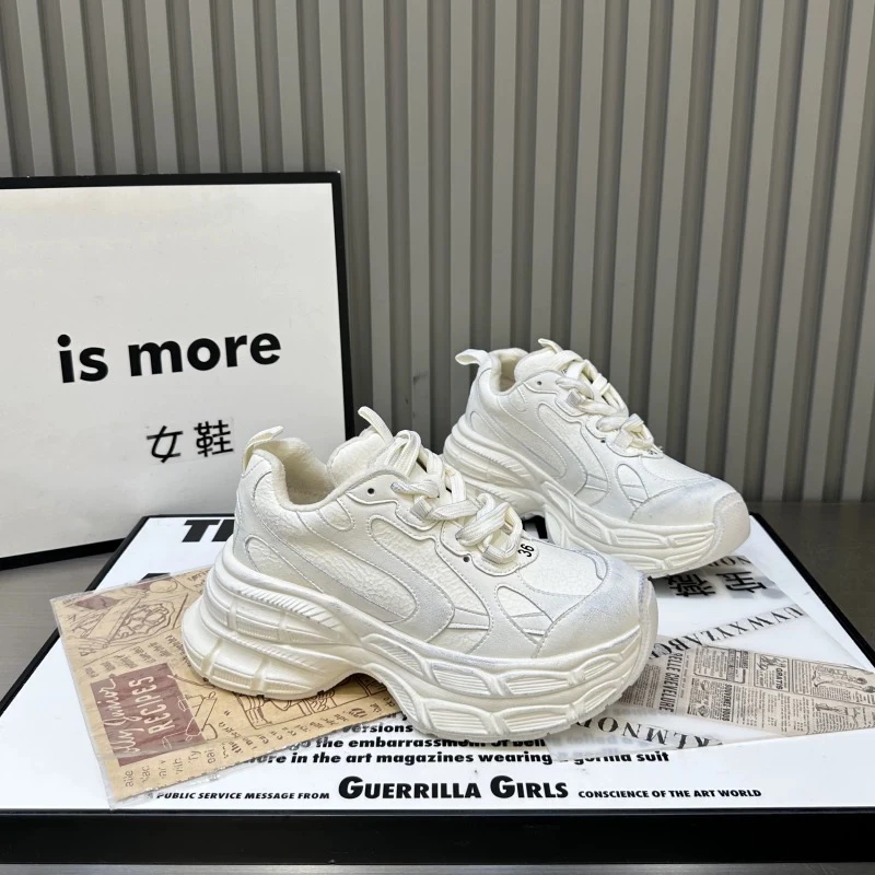 01-149真皮欧洲站老爹鞋运动潮鞋潮牌百搭时尚休闲鞋