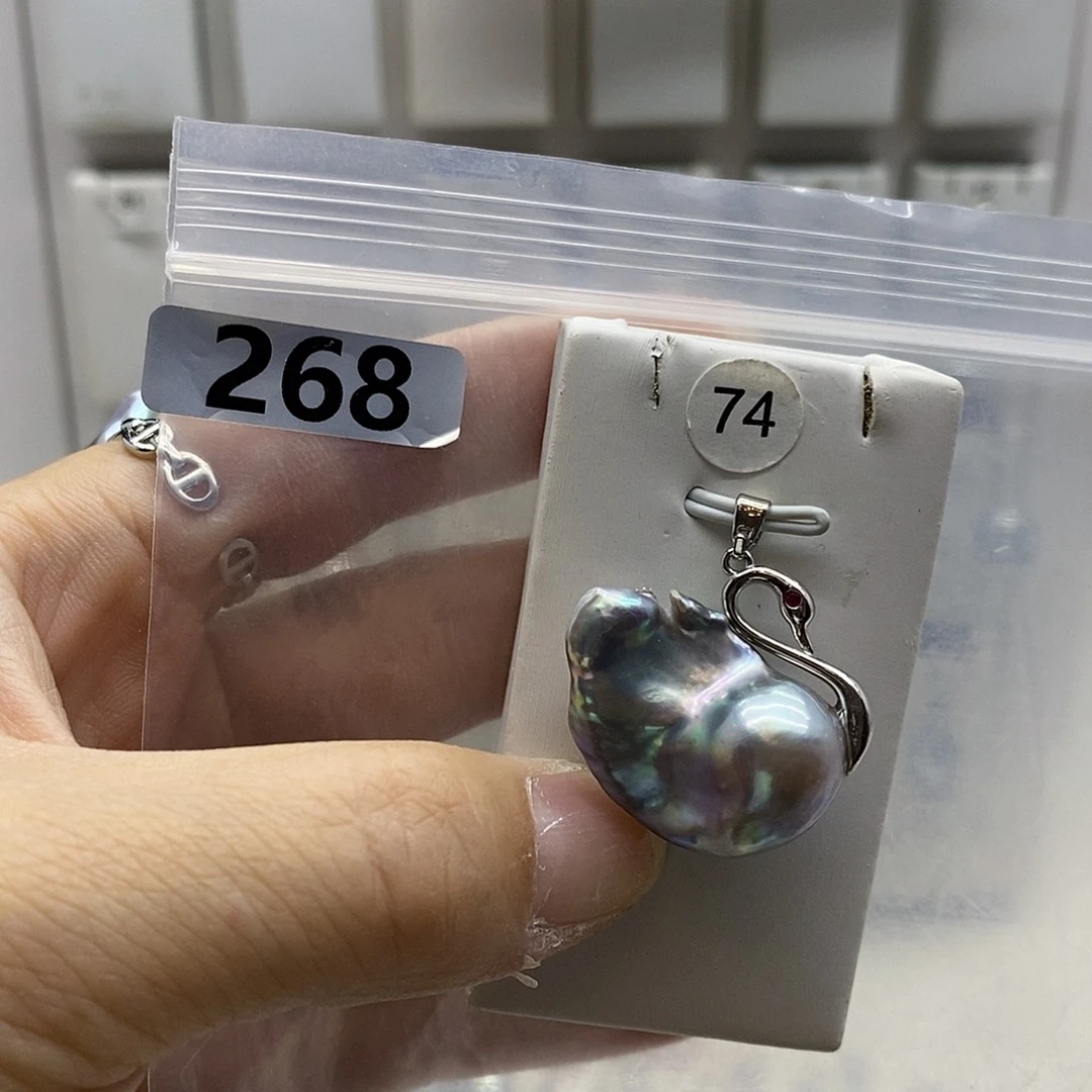 合金耳饰淡水珍珠