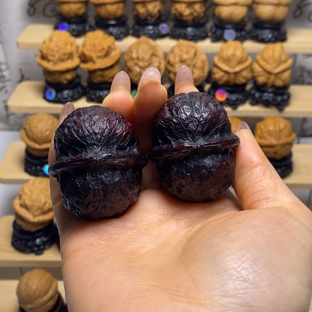 阿***绅文玩核桃把件玉罗汉y3