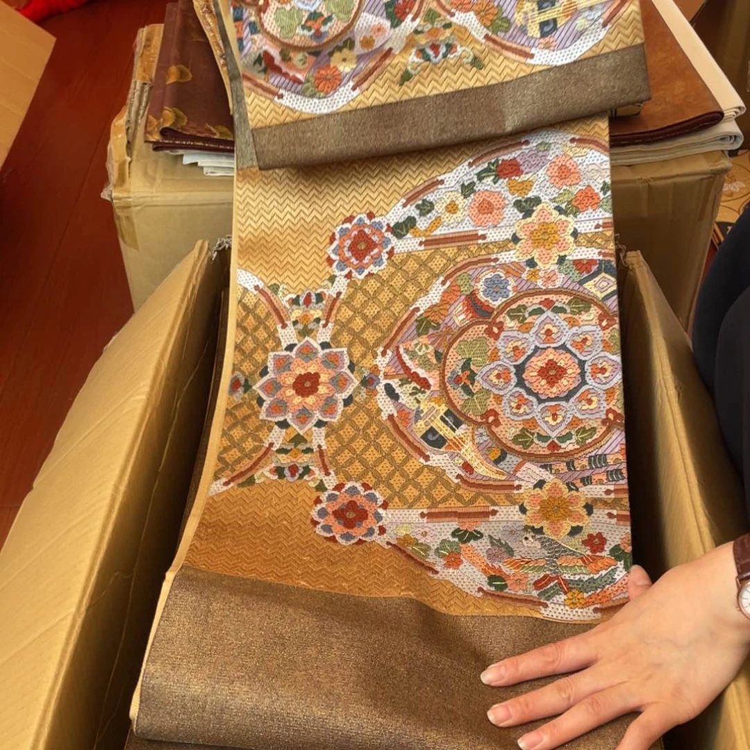 刺绣唐锦桑蚕丝正绢面料