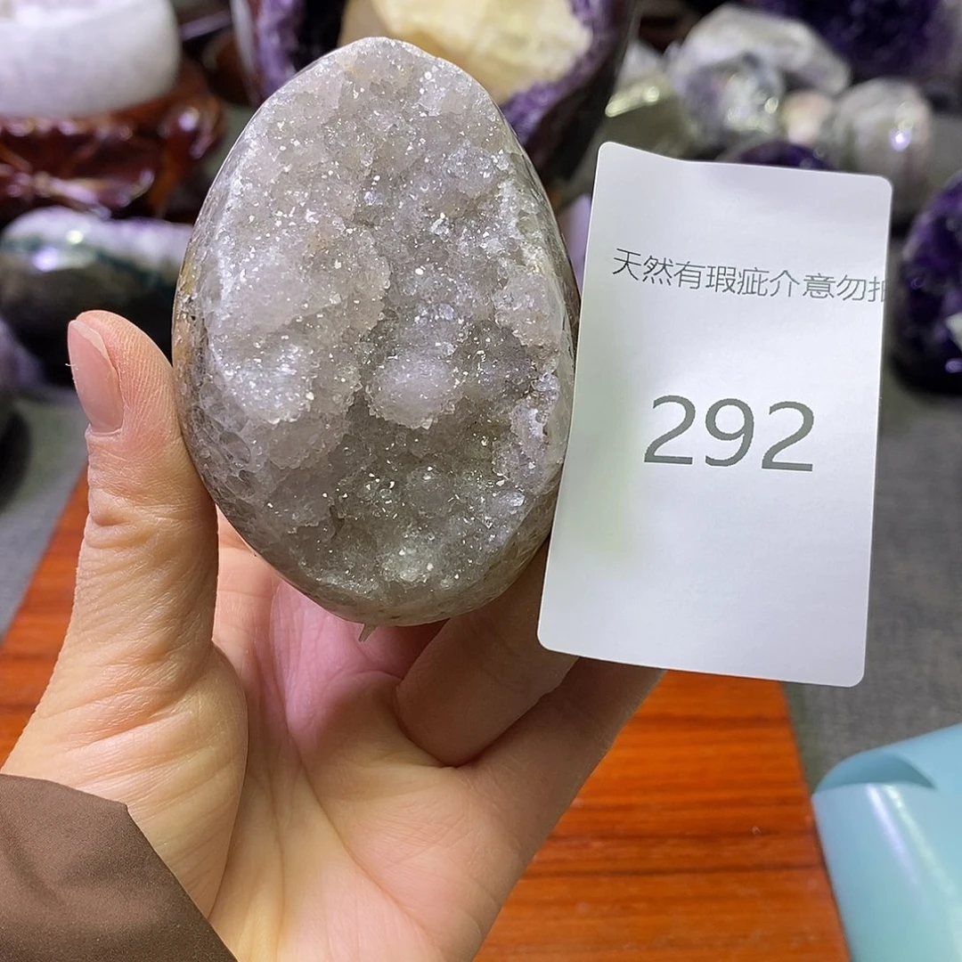 未镶嵌紫晶珠宝半成品