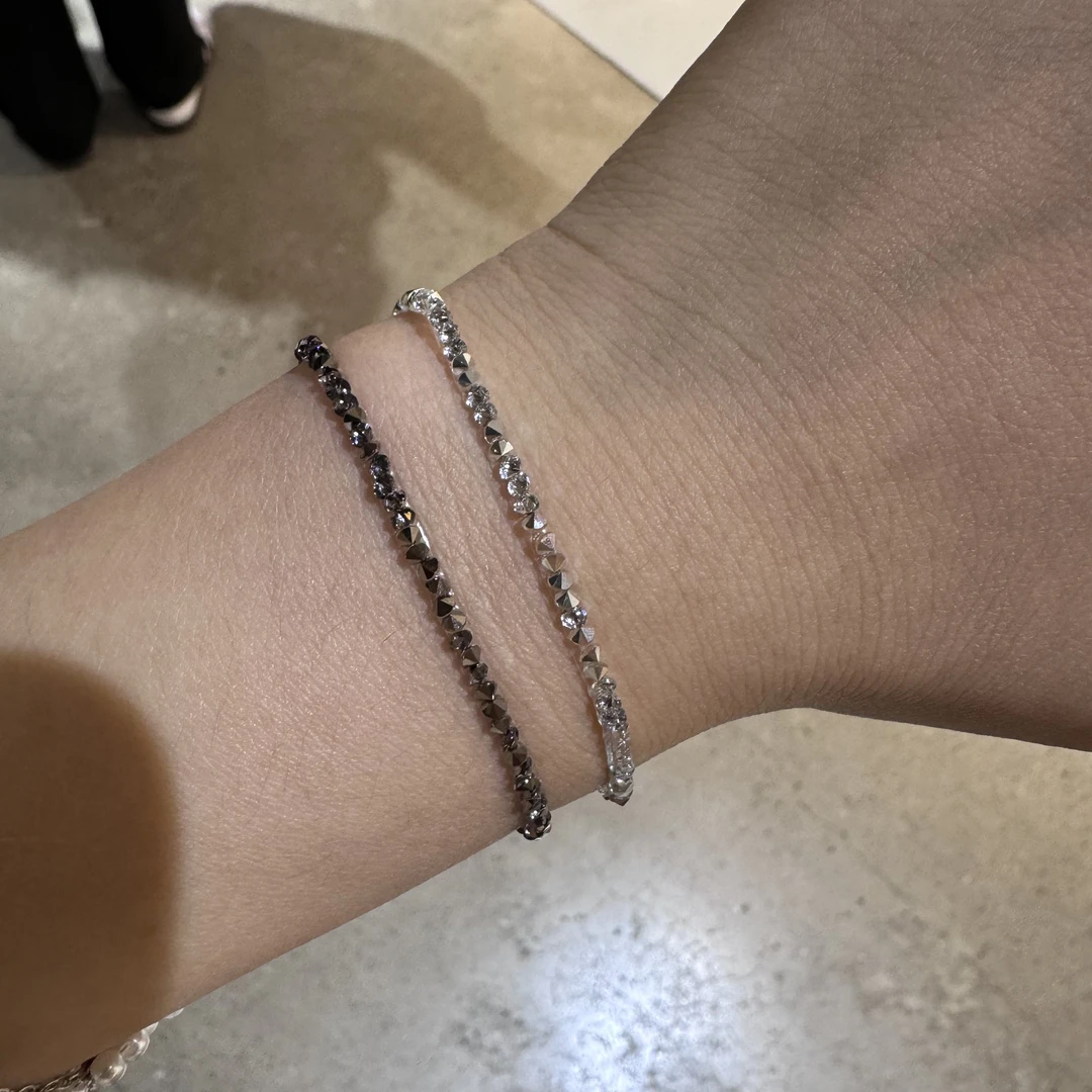 铜合金仿水晶手链 韩国 施华手链亮闪闪