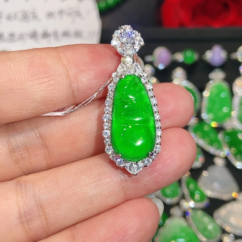 【闪购商品】颈饰未镶嵌翡翠天然翡翠