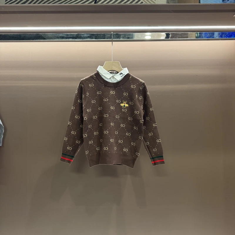 30157男童翻领毛衣2025秋装新款儿童长袖打底上衣洋气休闲百搭针