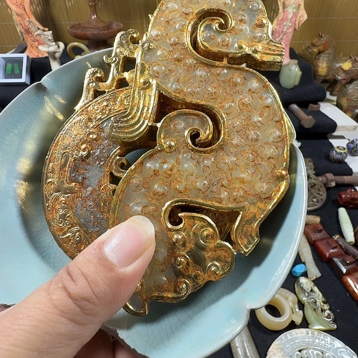 滕***端摆件瓷玉11111111111112