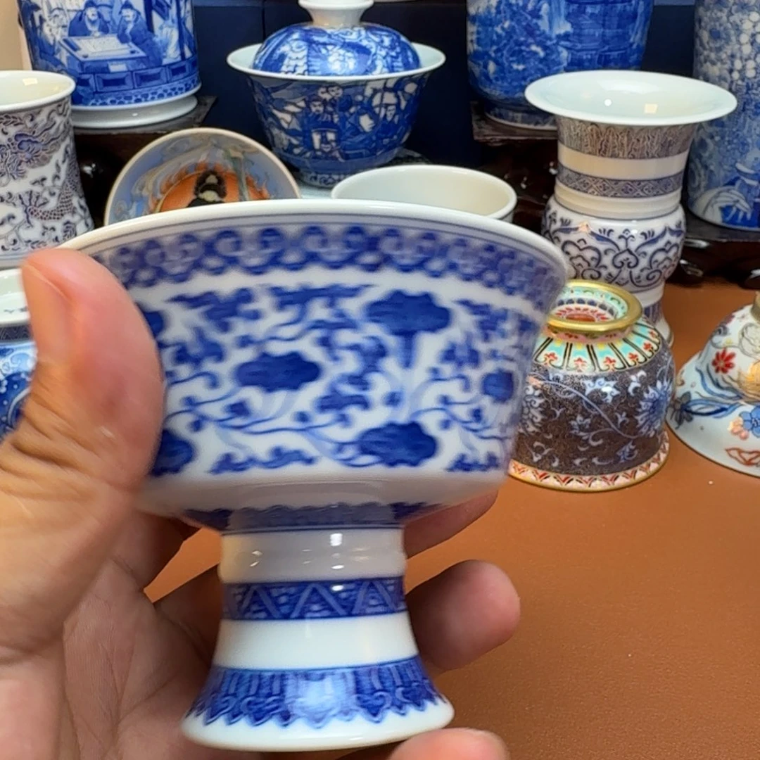 自***在杯子景德镇全手工手绘陶瓷