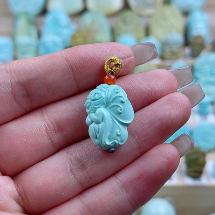 绿松石未镶嵌珠宝奇石