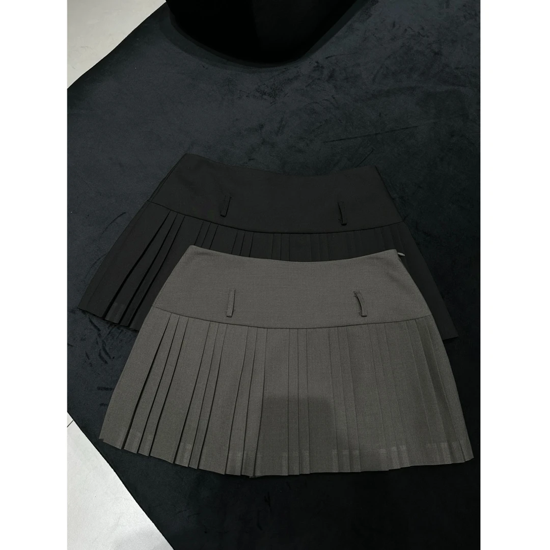 仓美美女装-宽边设计款百褶裙