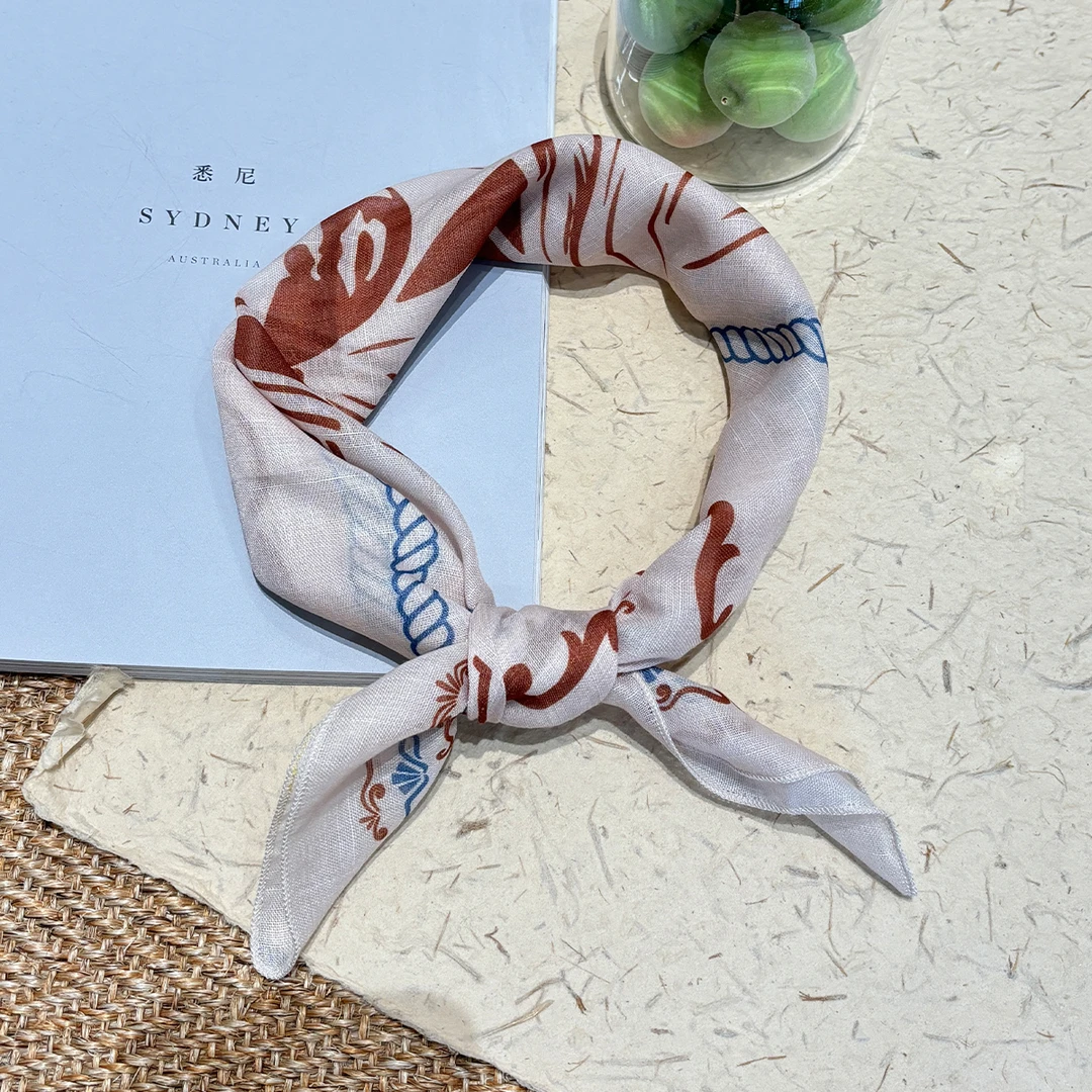 【57*57】小方巾丝巾女韩版春夏洋气百搭领巾发带时尚围脖25W020-6