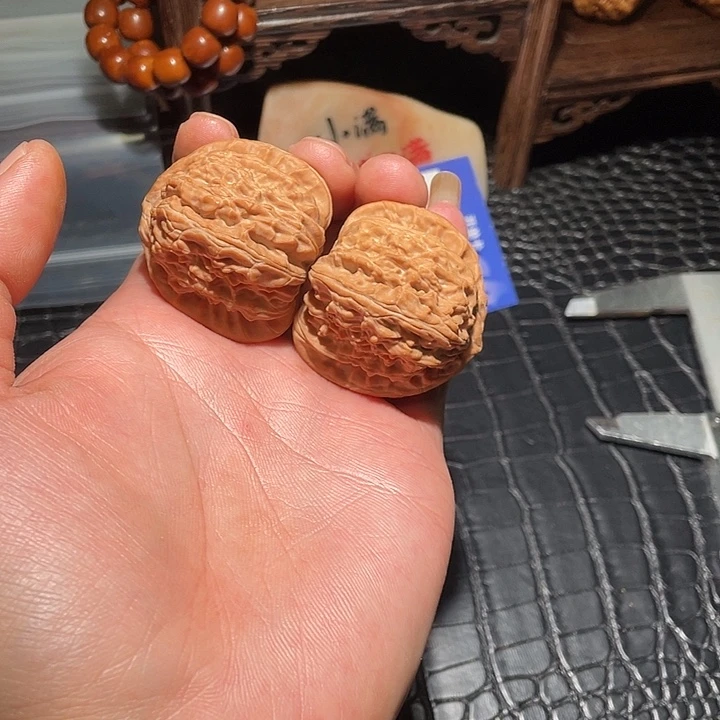 A***、吊坠文玩核桃白狮子39