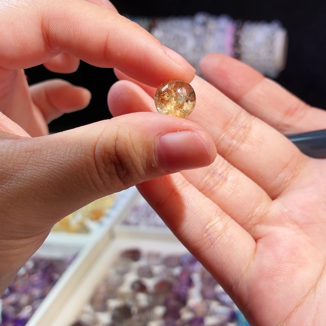 水晶未镶嵌吊坠(不含链)四季幽灵 定制打孔不退换