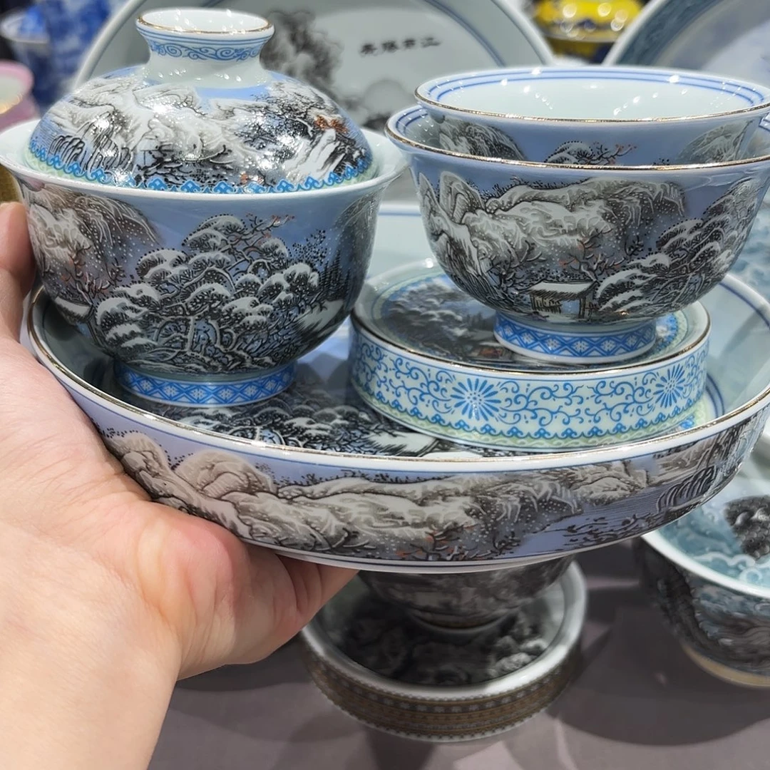 瓷片景德镇瓷器精品展示