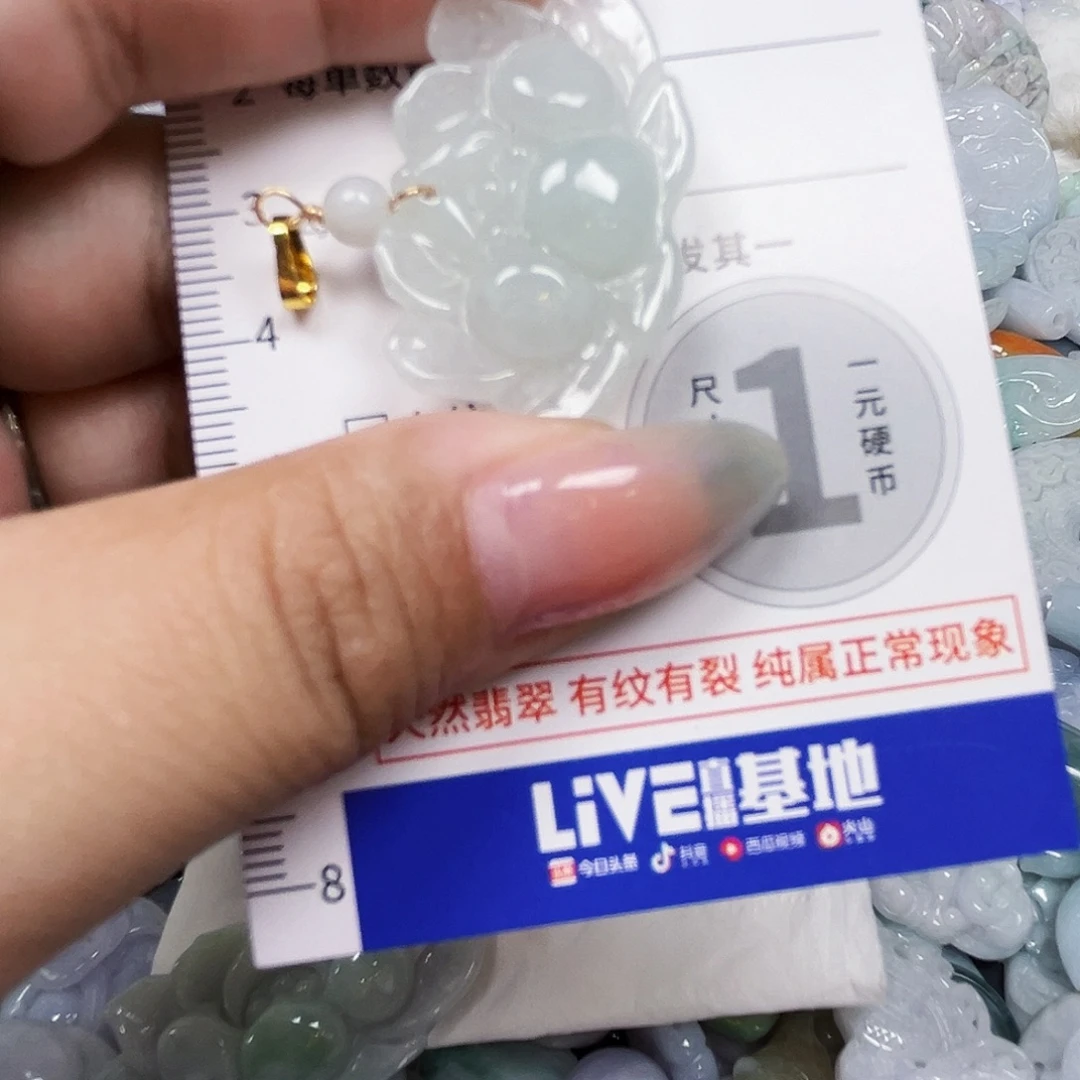 翡翠未镶嵌吊坠(不含链)1111