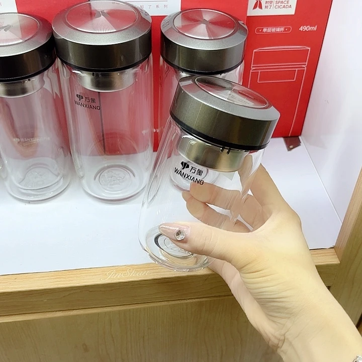 苦***啡万象品牌单层玻璃杯U402-380