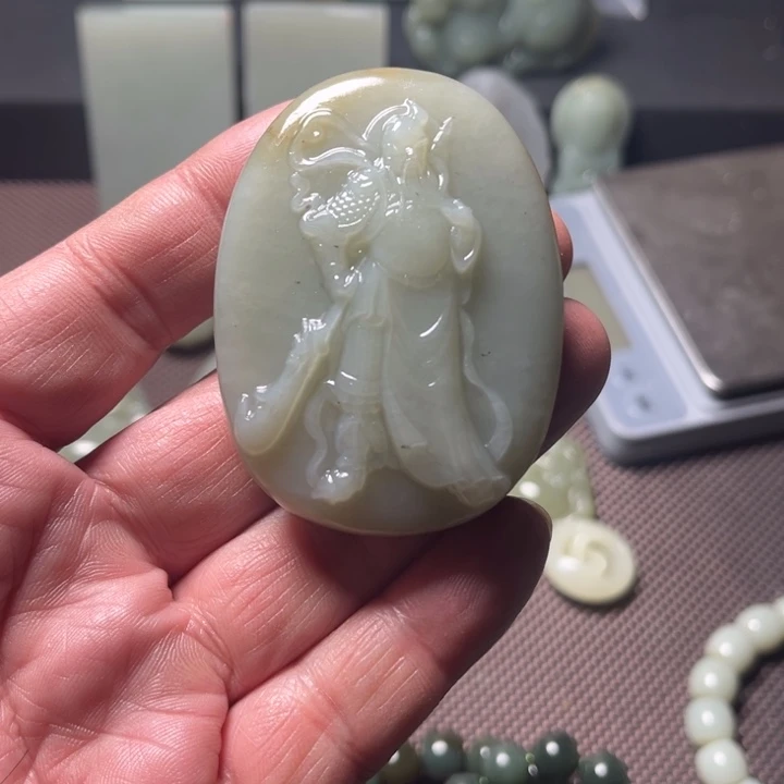 和田玉（糖玉）未镶嵌挂件