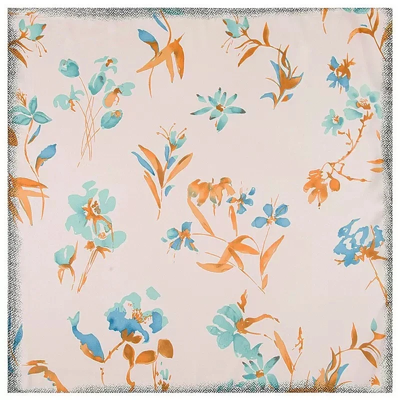 E238 雪芽 围巾60*60左右T3
