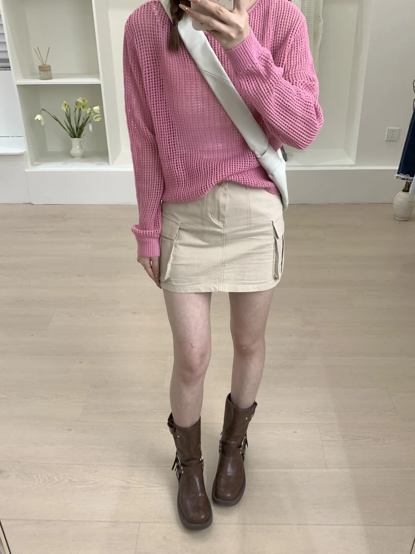 『李木木』春款上新~~工装半裙 53028