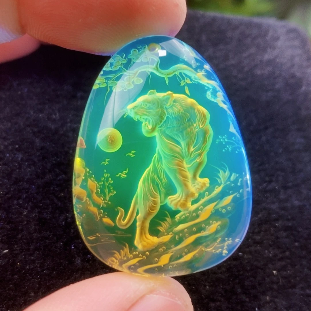 【闪购商品】蓝珀吊坠(不含链)未镶嵌
