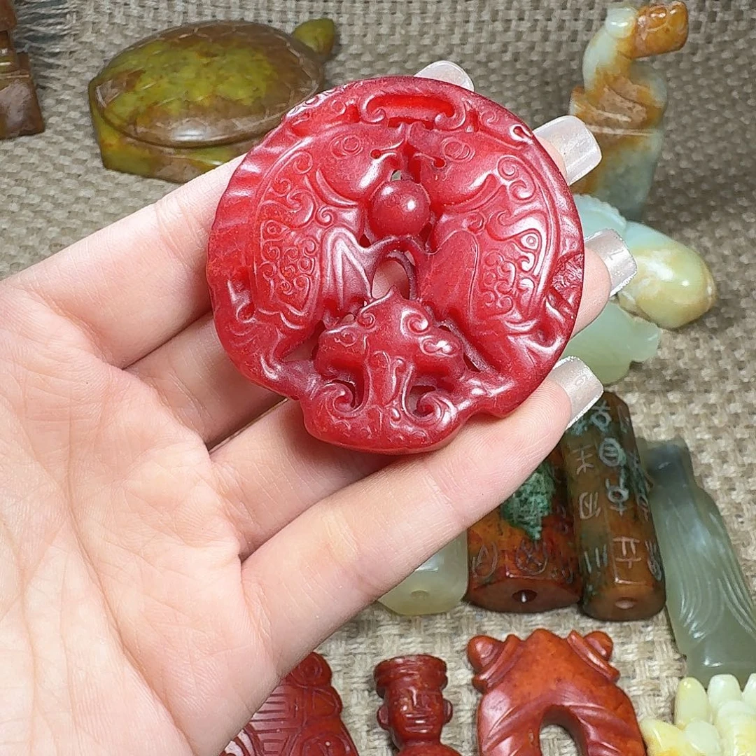 白玉菩提吊坠挂件