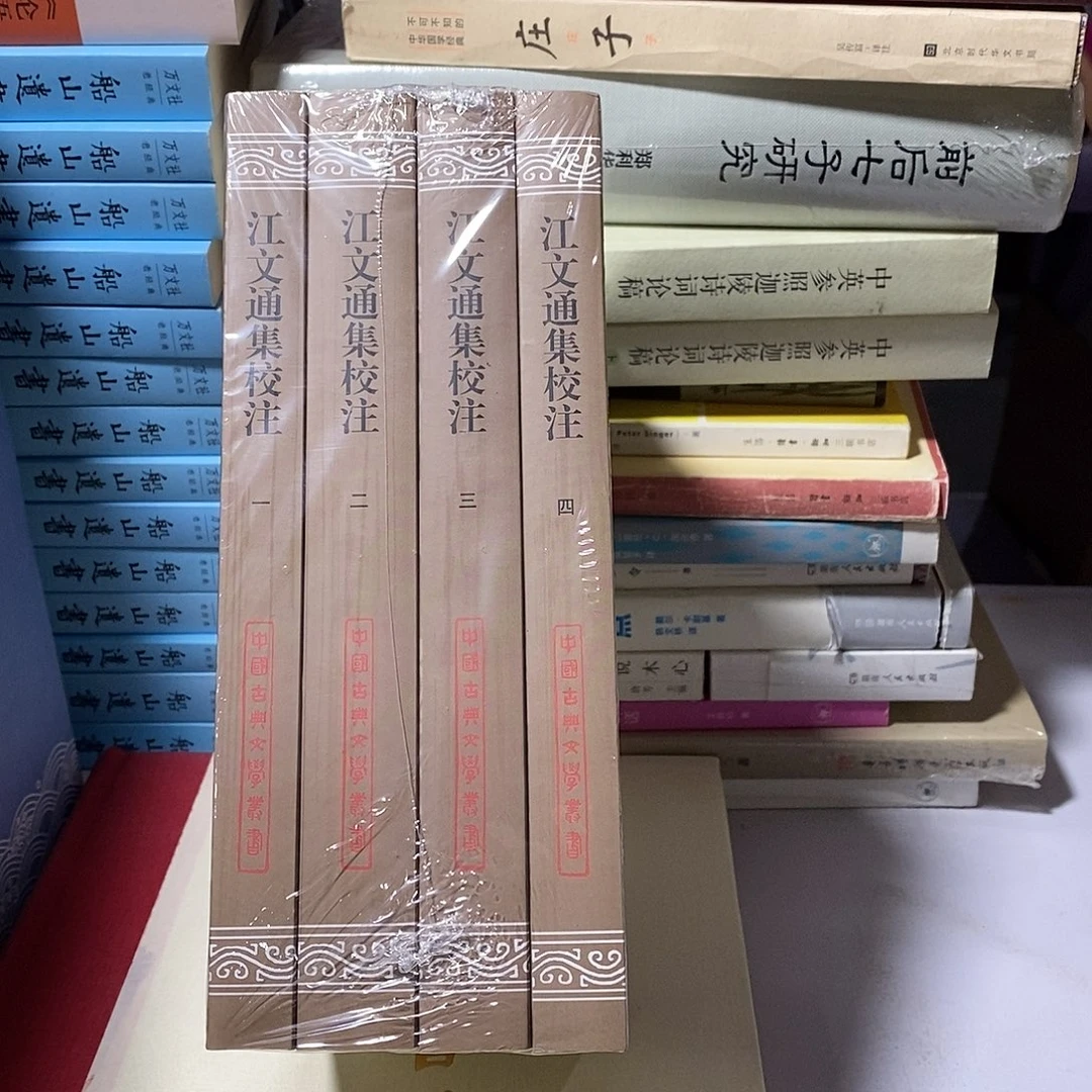 江文通集校注 四册