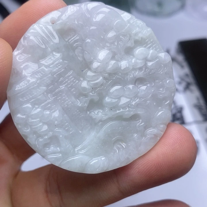 颈饰未镶嵌翡翠翡翠