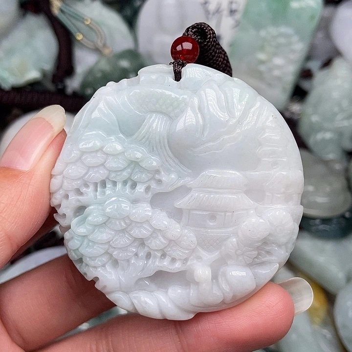 颈饰未镶嵌翡翠翡翠