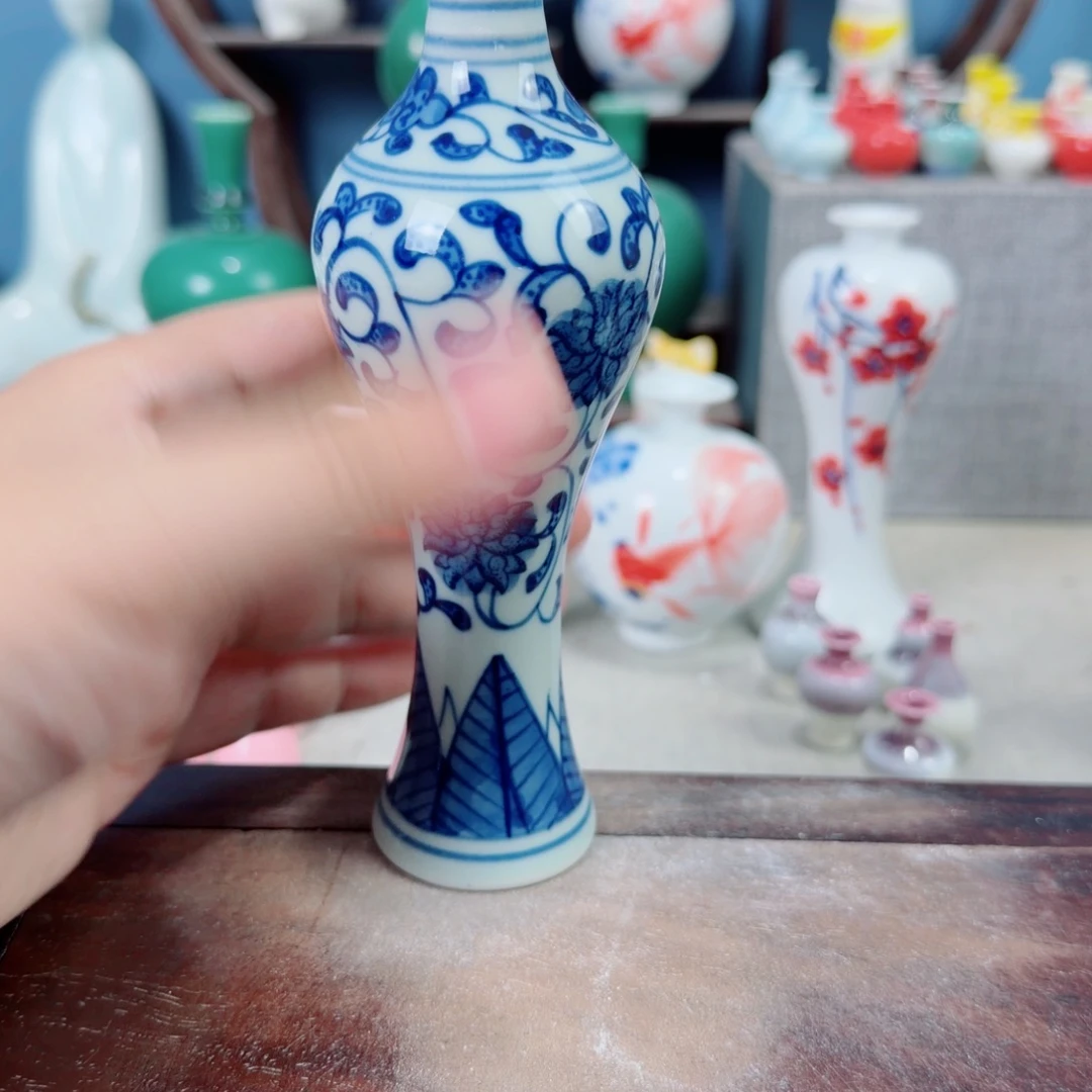 陶瓷手工小花器摆件