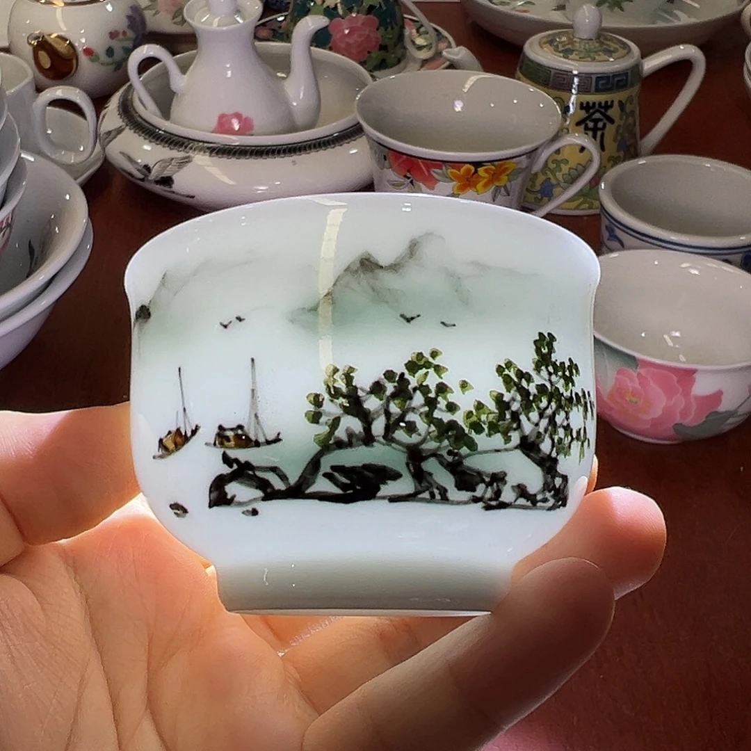 醴陵瓷直播供货基地主人杯 老师作品