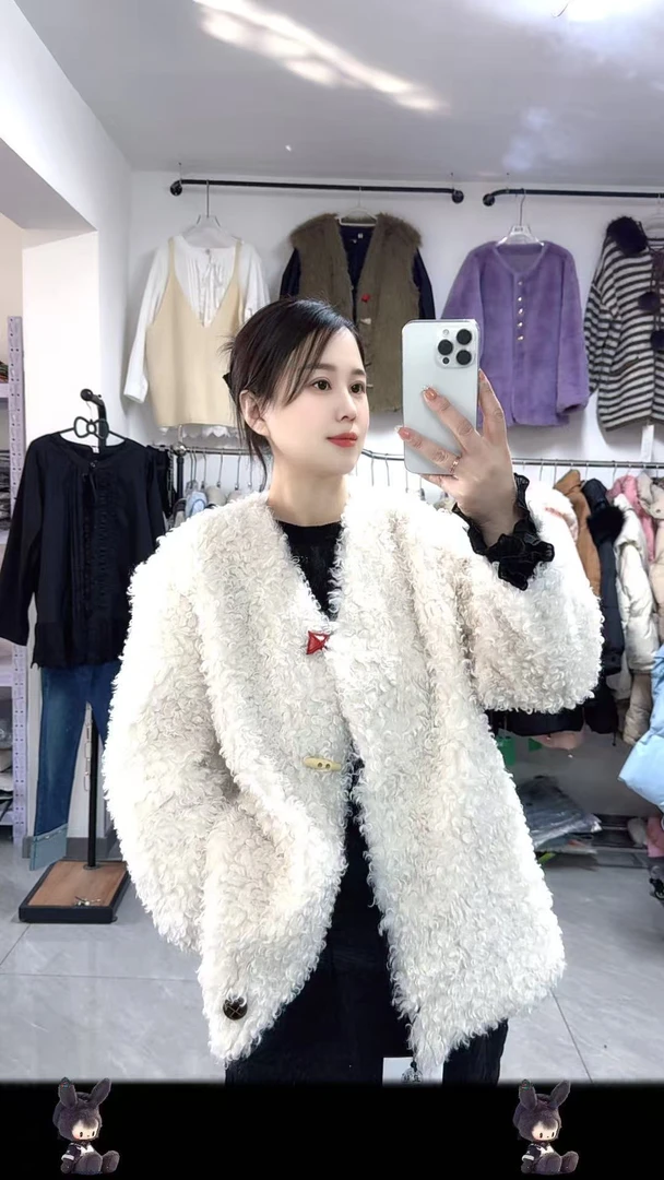 厚款街头风常规款V领大码冬季保暖秋冬加厚