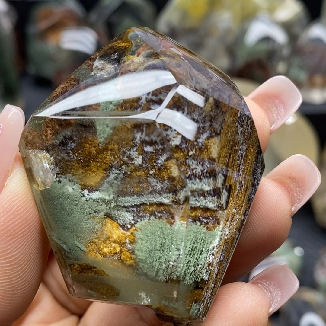 水晶未镶嵌珠宝半成品