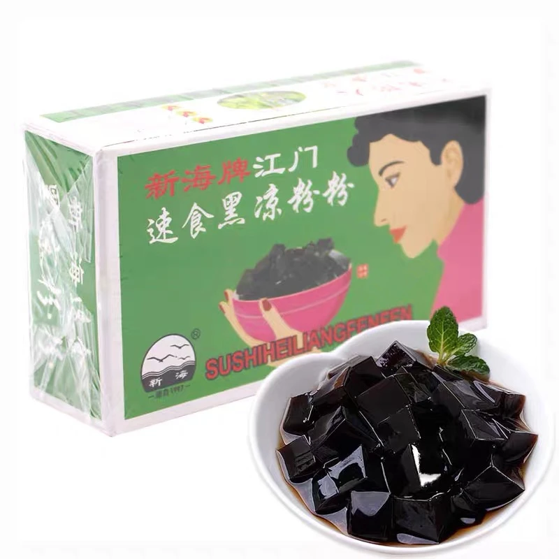 新海牌广东江门黑凉粉粉家用白凉粉冰粉果冻专用粉青草糊烧仙草粉
