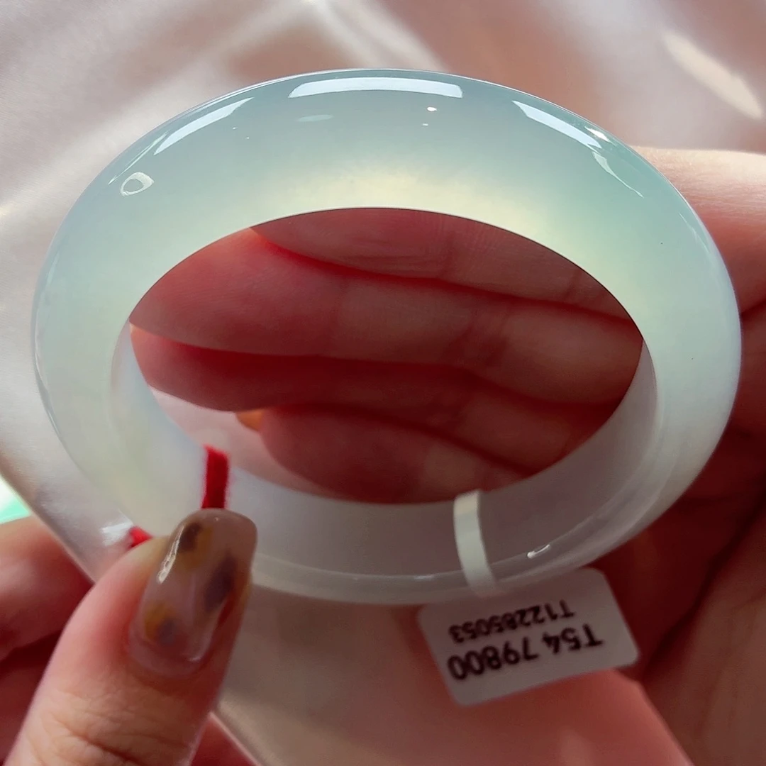 翡翠未镶嵌手镯22（4号）