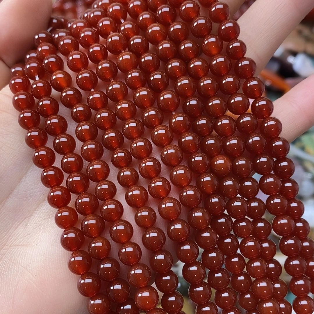 玛瑙/玉髓未镶嵌珠宝半成品卡六玛瑙一条